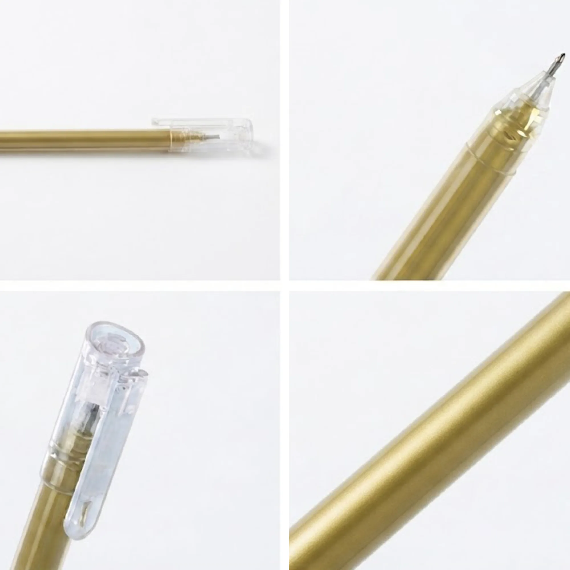 Metallic Gel Ink Pens 0.5mm Oil-Based Ink Plastic Barrel thumbnail 8