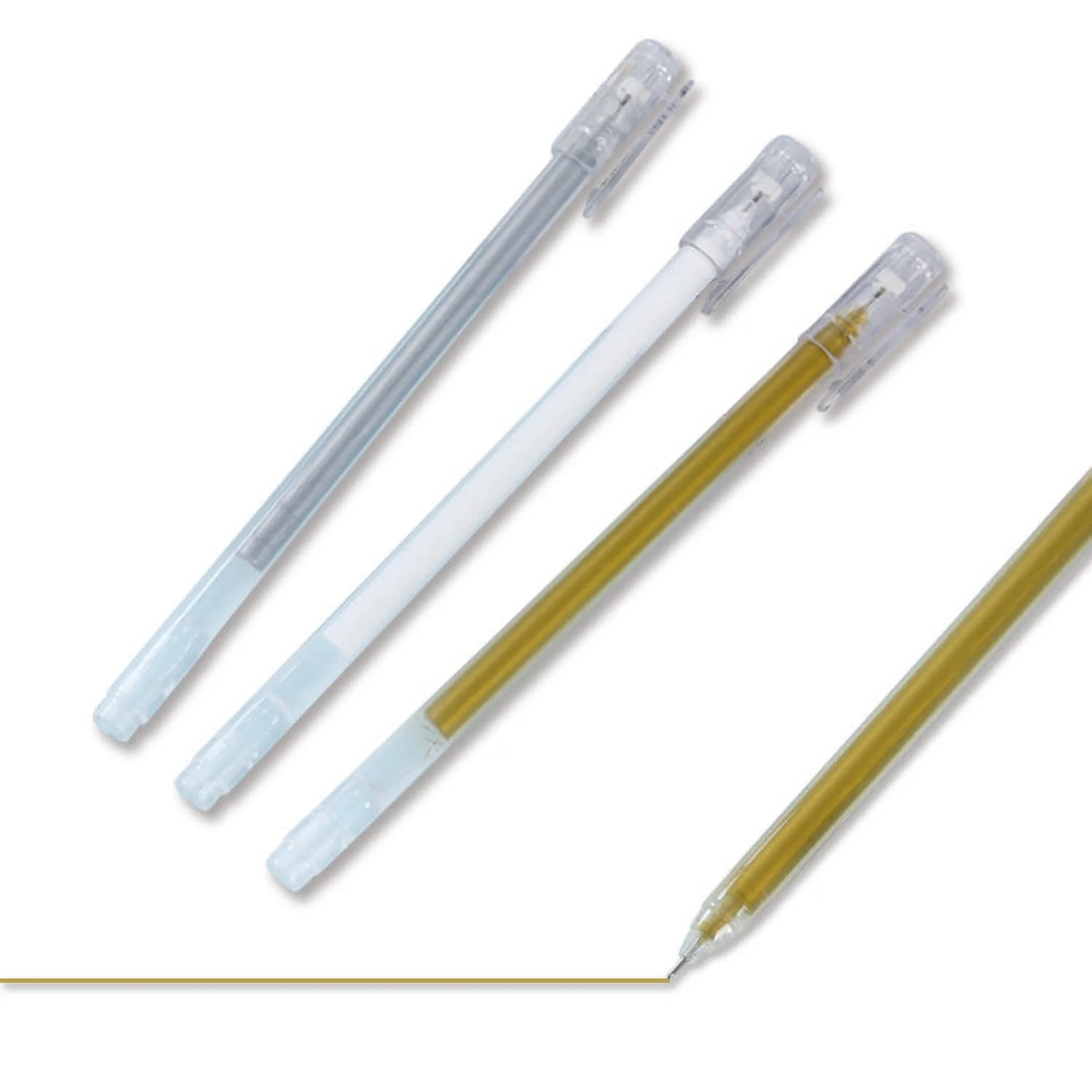 Metallic Gel Ink Pens 0.5mm Oil-Based Ink Plastic Barrel thumbnail 6