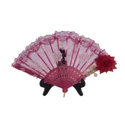 LED Lace Rose Folding Fan thumbnail 10
