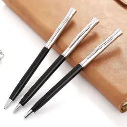 Metal Ballpoint Pen with Rollerball Refill, 0.5 mm / 0.7 mm, Multiple Colors thumbnail 2