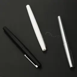 NUSIGN NS810 Retractable Ballpoint Pen with Cap, 0.5mm Bullet Tip thumbnail 2