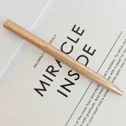 All-Metal Twist-Action Retractable Ballpoint Pen with 0.5mm and 0.7mm Tips thumbnail 5