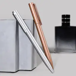 All-Metal Twist-Action Retractable Ballpoint Pen with 0.5mm and 0.7mm Tips thumbnail 6