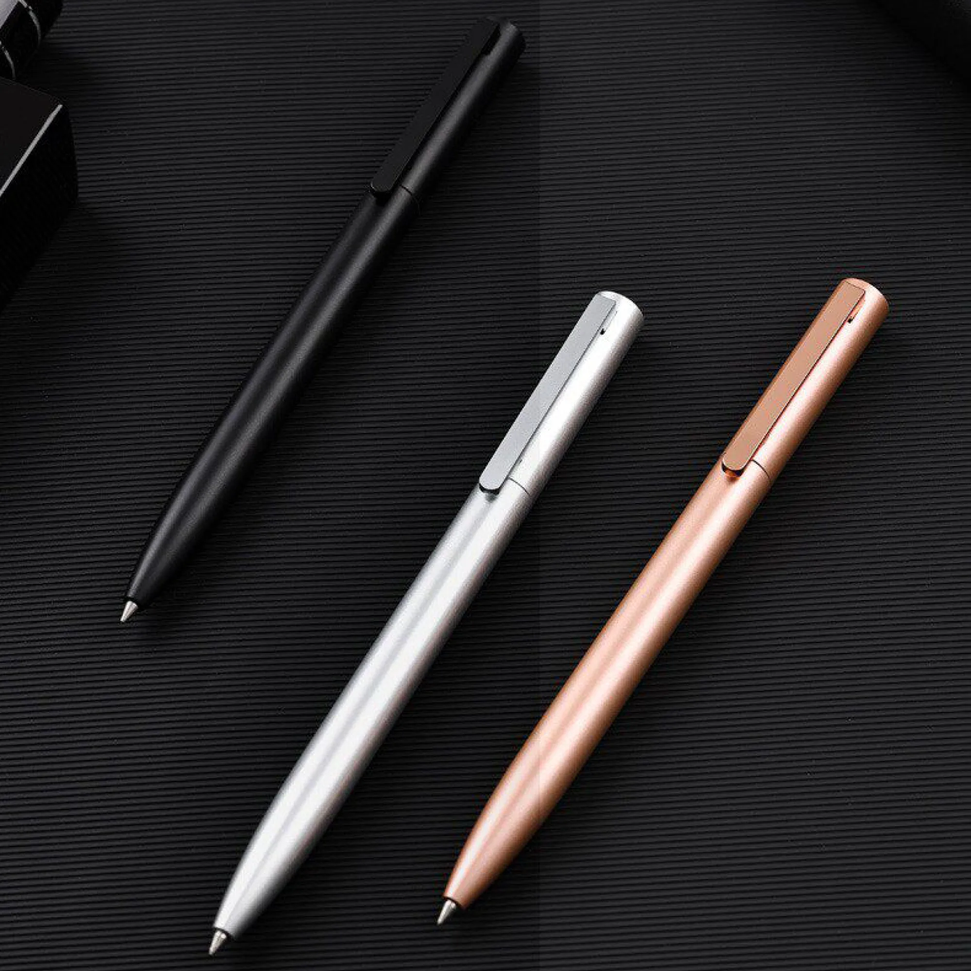 All-Metal Twist-Action Retractable Ballpoint Pen with 0.5mm and 0.7mm Tips
