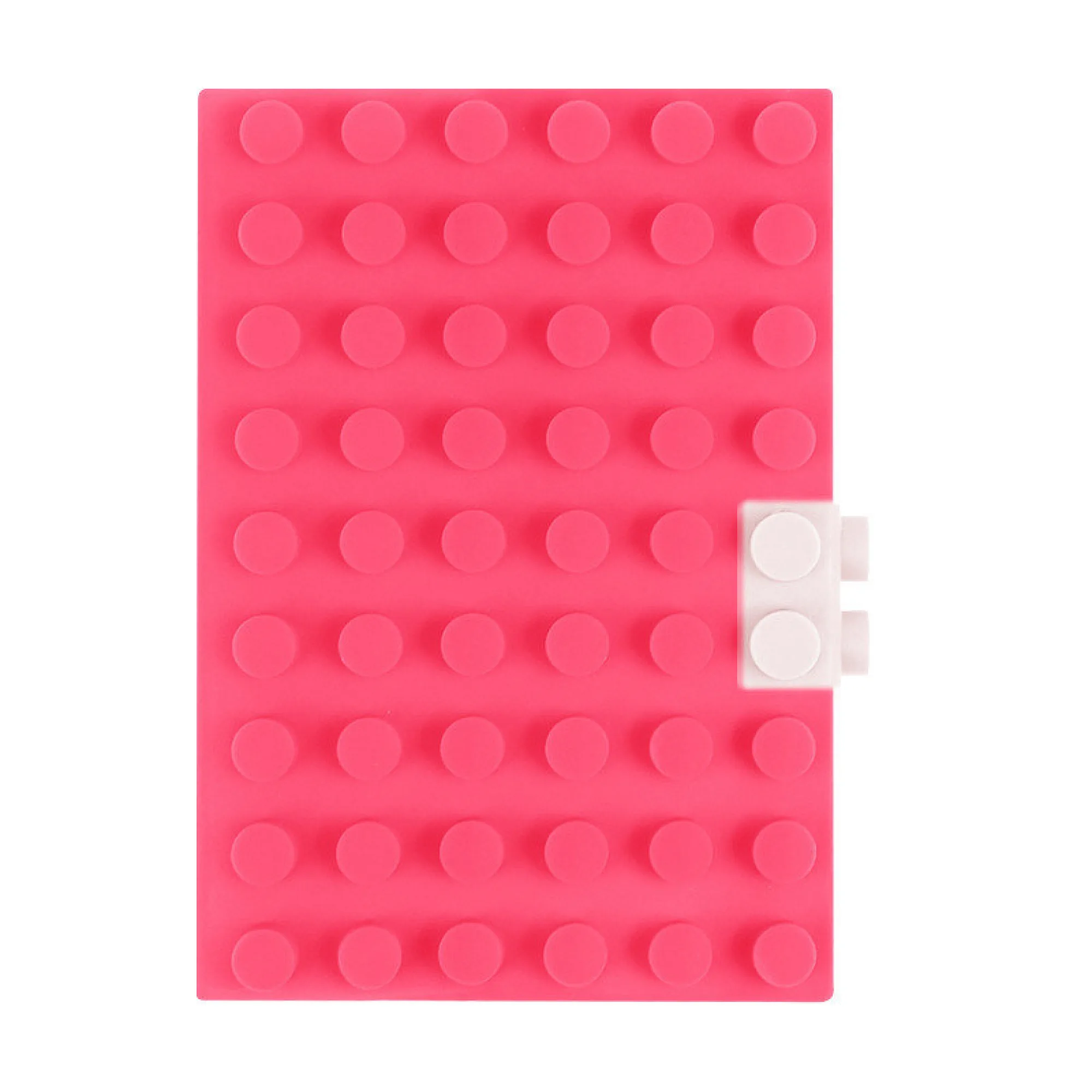 Silicone-Covered A6 Loose-Leaf Notebook with Dot or Step Pattern thumbnail 9