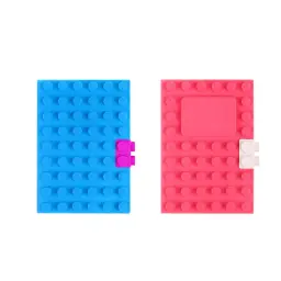Silicone-Covered A6 Loose-Leaf Notebook with Dot or Step Pattern thumbnail 1
