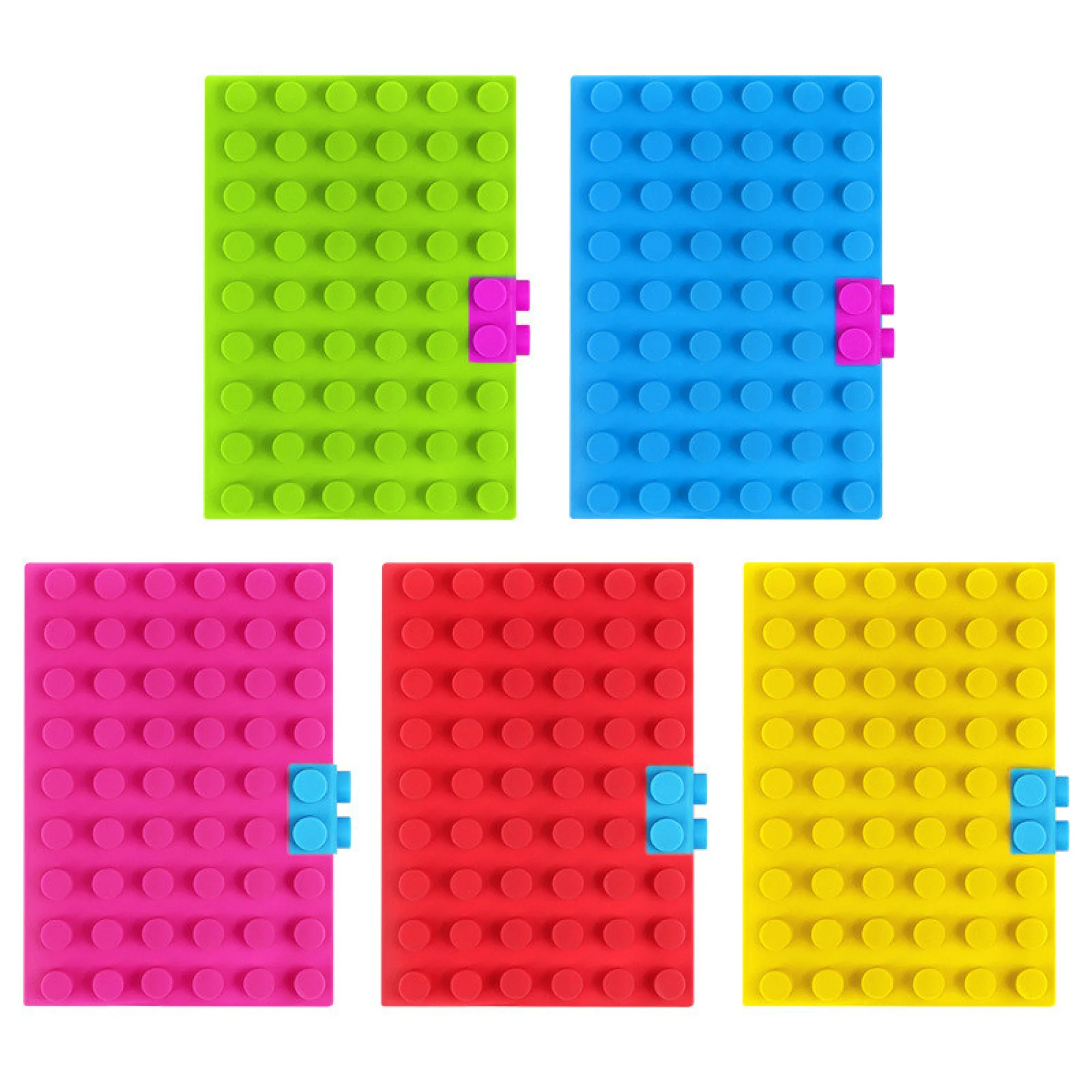Silicone-Covered A6 Loose-Leaf Notebook with Dot or Step Pattern thumbnail 5