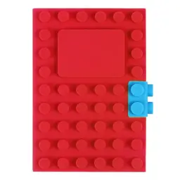 Silicone-Covered A6 Loose-Leaf Notebook with Dot or Step Pattern thumbnail 11