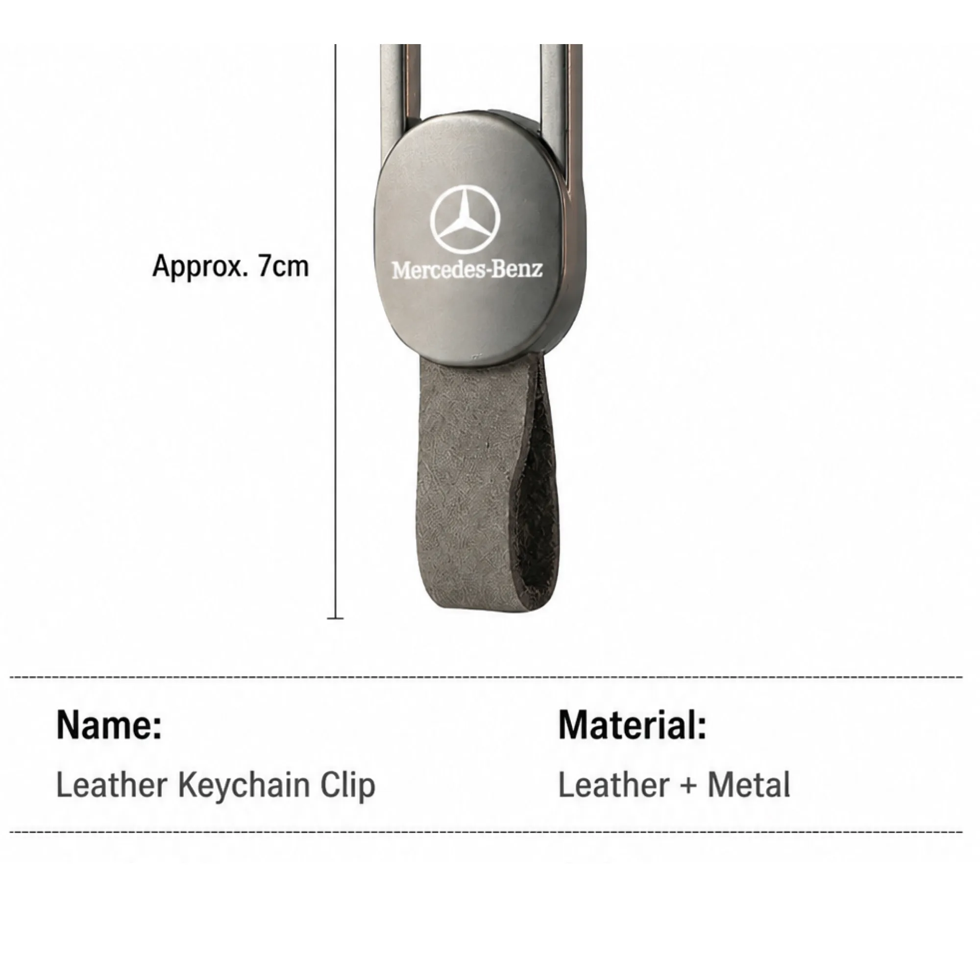 Suede and Zinc Alloy Car Keychain Pendant thumbnail 3
