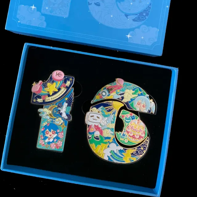 Bespoke Corporate Anniversary Numeral Badge Shadow Box