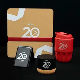 Red Tumbler, Power Bank, and Bluetooth Speaker Gift Set thumbnail 3