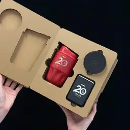 Red Tumbler, Power Bank, and Bluetooth Speaker Gift Set thumbnail 2