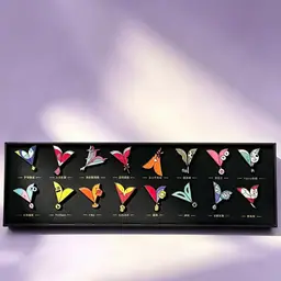 Multicolor Metal Badge Gift Set in Rigid Black Box thumbnail 2