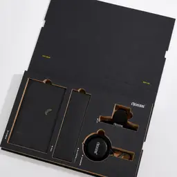 Black Notebook and Pen Gift Set with Tape Measure and Clip thumbnail 4