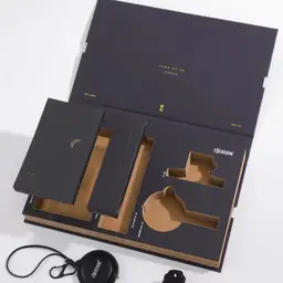 Black Notebook and Pen Gift Set with Tape Measure and Clip thumbnail 2