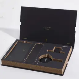 Black Notebook and Pen Gift Set with Tape Measure and Clip thumbnail 3