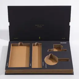 Black Notebook and Pen Gift Set with Tape Measure and Clip thumbnail 5