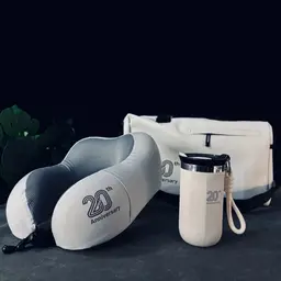 Business Travel Relaxation Kit: Anniversary Edition Headrest and Accessory Box thumbnail 2