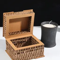 Ceramic Candle in Rigid Brown Gift Box thumbnail 5