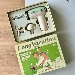 Retro Massage Gun with 3 Interchangeable Heads thumbnail 9
