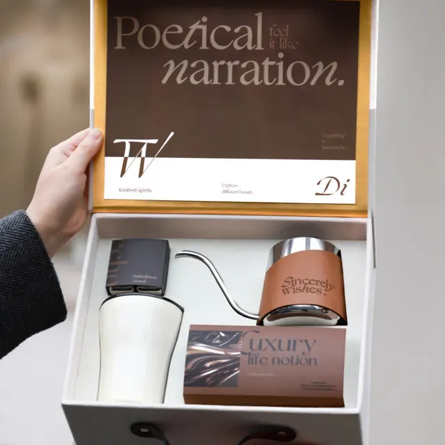 Pour-Over Coffee Set in Rigid Gift Box