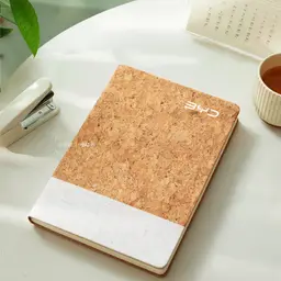 Cork and White Notebook, Tumbler, and Bluetooth Speaker Gift Set thumbnail 4