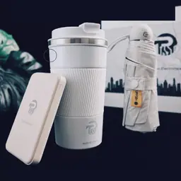 Umbrella, Power Bank, and Tumbler Gift Set with Rigid Box thumbnail 6