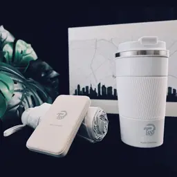 Umbrella, Power Bank, and Tumbler Gift Set with Rigid Box thumbnail 3