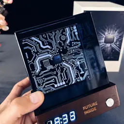 Desk Organizer with Digital Clock and Night Light thumbnail 6