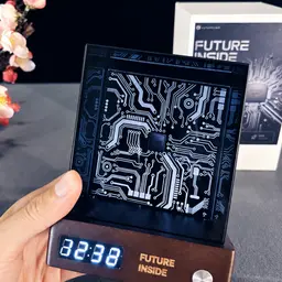 Desk Organizer with Digital Clock and Night Light thumbnail 7