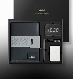 Modern Corporate Tech Set Charging Notebook in Custom Box thumbnail 1