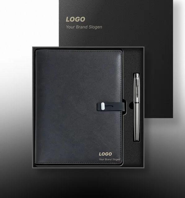 Tech Gift Set 8000mAh Power Bank Notebook and USB