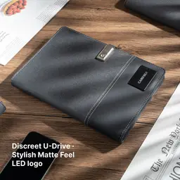 Ultimate Executive Wireless Charging Notebook with Power Bank Gift Set thumbnail 5