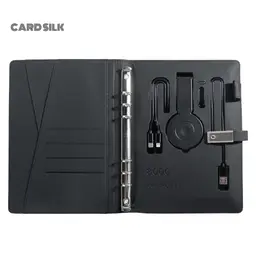 Ultimate Executive Wireless Charging Notebook with Power Bank Gift Set thumbnail 7