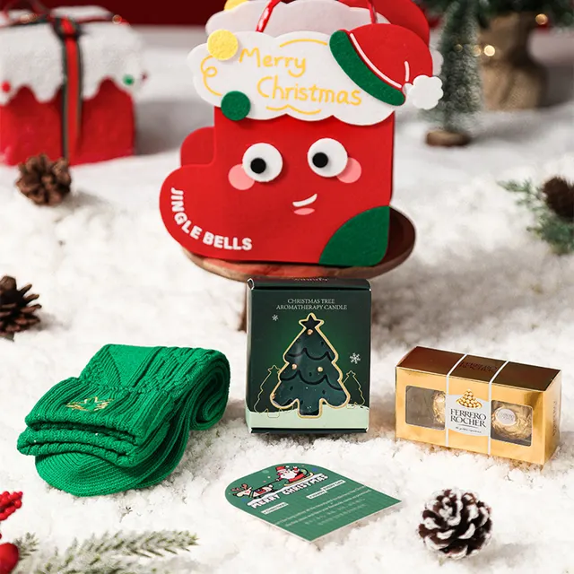 Premium Merry Christmas Holiday Season Gift Box for Family and Friends