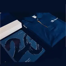 A5 Notebook, Badge, Pen and Polo Shirt Gift Set in Rigid Box thumbnail 4
