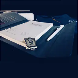 A5 Notebook, Badge, Pen and Polo Shirt Gift Set in Rigid Box thumbnail 3