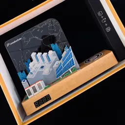 Wireless Charger & Clock Desk Organizer Gift Set thumbnail 4