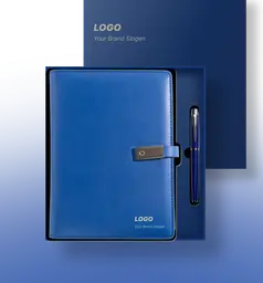 Leather Charging Notebook Set with Luxury Presentation Box thumbnail 2