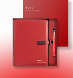 Leather Charging Notebook Set with Luxury Presentation Box thumbnail 3