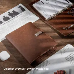 Leather Charging Notebook Set with Luxury Presentation Box thumbnail 7