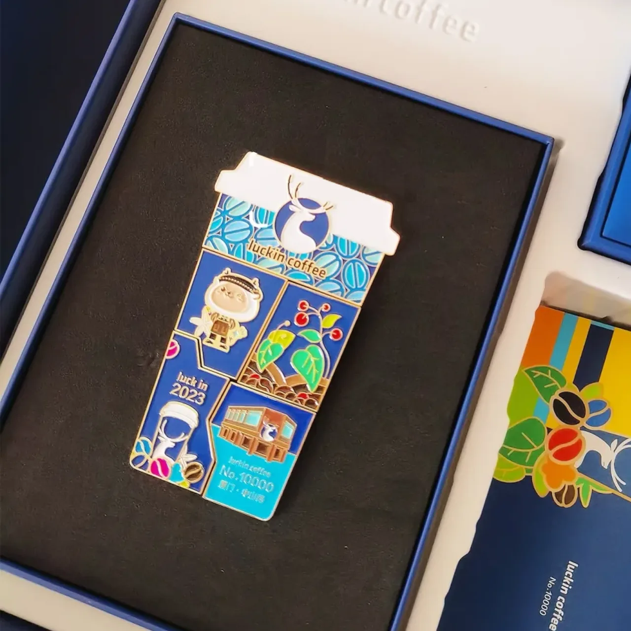 Bespoke Company Celebration Badge Collection Presentation Box