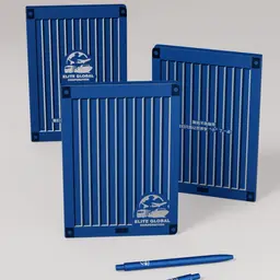 Blue Notebook and Pen Gift Set with Rigid Box and Bag thumbnail 5