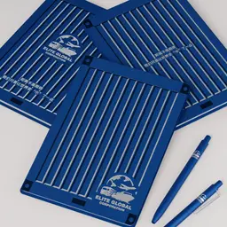 Blue Notebook and Pen Gift Set with Rigid Box and Bag thumbnail 4