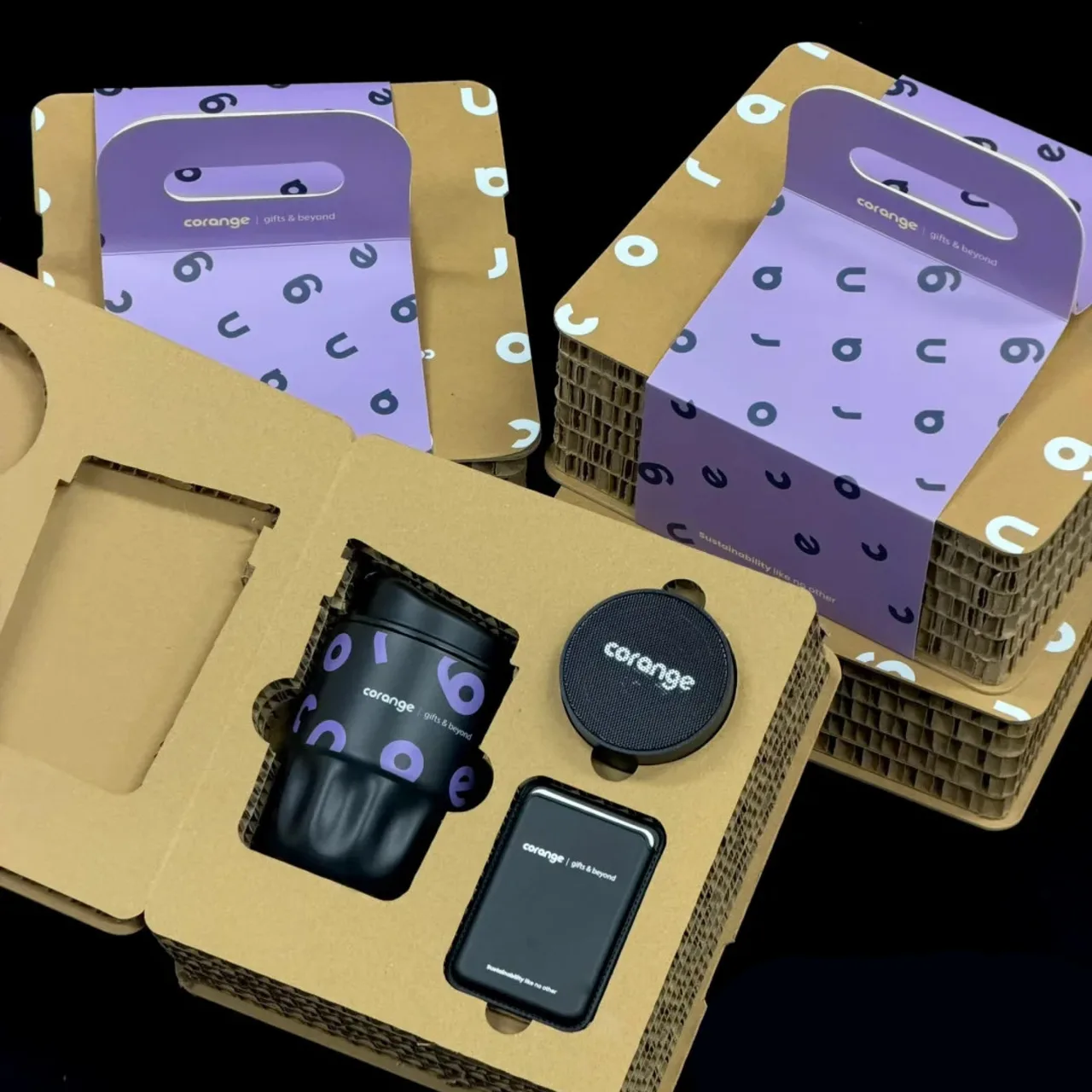 Tumbler, Bluetooth Speaker, Power Bank, and Charging Cable Gift Set
