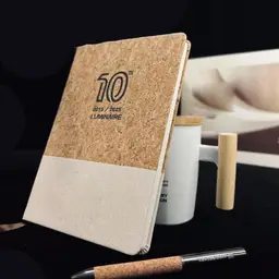 Cork Notebook, Cork Pen and White Ceramic Mug Gift Set thumbnail 3