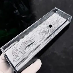 Light and Shadow Lamp with Circuit Design in Clear Box thumbnail 3