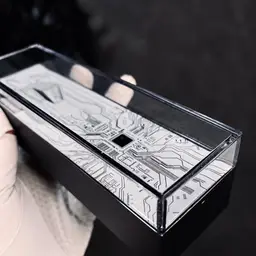 Light and Shadow Lamp with Circuit Design in Clear Box thumbnail 4