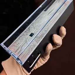 Light and Shadow Lamp with Circuit Design in Clear Box thumbnail 6