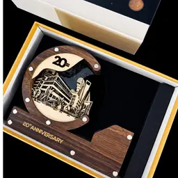 Wooden Desk Organizer Gift Set with Night Light and Pen thumbnail 5